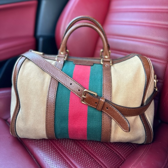 GUCCI Supreme Boston Bag / Crossbody - Picture 1 of 15